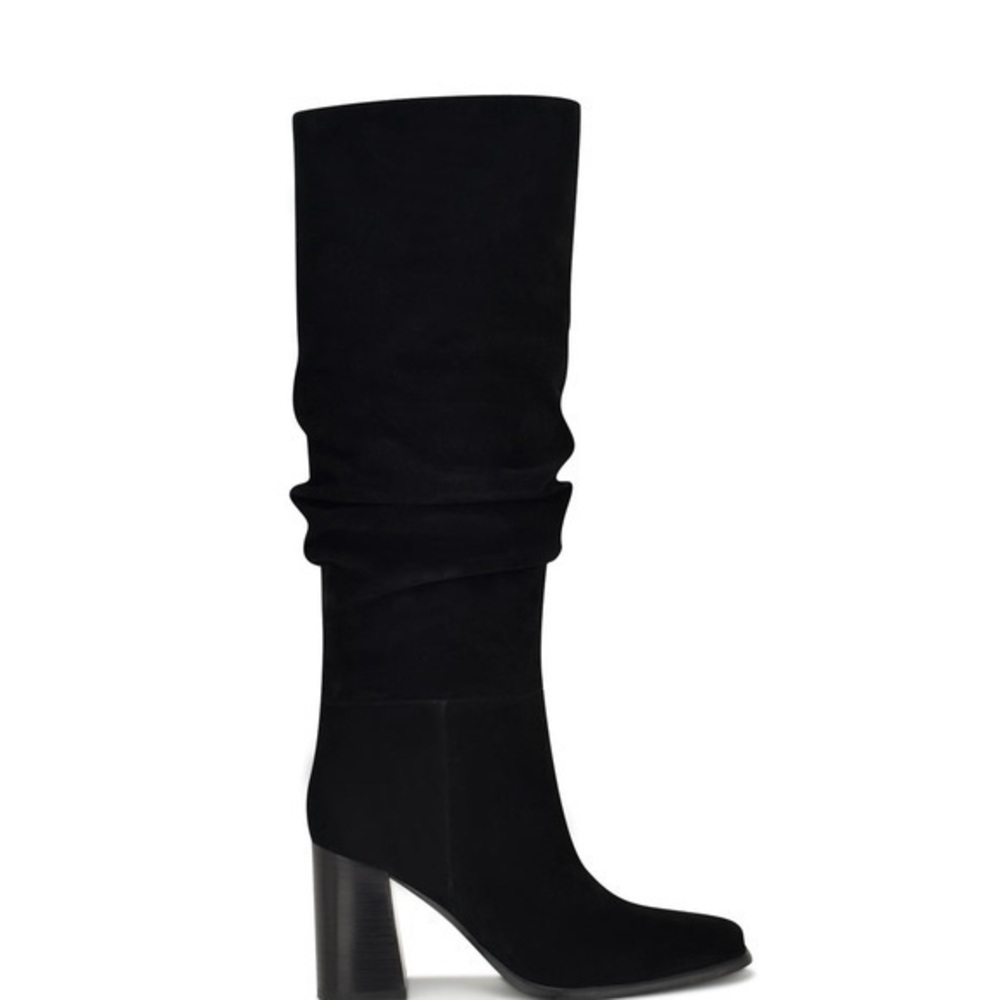 Nine West Suede Boots Domaey Black Boots